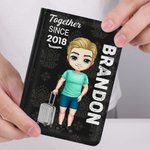 Personalised Portable Special Passport Cover with Name Birthday Gift for Travel Lover Business Traveller