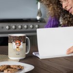 Personalised Colourful Just A Girl Who Loves Books Ceramic Mug Birthday Christmas Gift for Reading Girl Book Lover