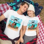 Personalisierte Camping Partner für das Leben Erwachsene Kind T-shirt Weihnachten Jahrestag Geschenk für Familie