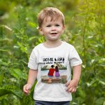 Personalized Home Is Where We Park It Adult T-shirt and Kid T-shirt Christmas  Anniversary Gift for Family Couple