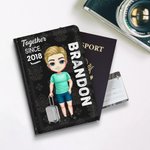 Personalised Portable Special Passport Cover with Name Birthday Gift for Travel Lover Business Traveller