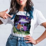 Gepersonaliseerd Life Is Better Around The Campfire Volwassene Kid T-shirt Kerstverjaardagscadeau Verjaardagscadeau voor familie