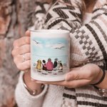 Personalised Life Is Better with a Dog/Dogs Inside Ceramic Mug with Name 11 oz and 15 oz Gift for Dog Owner