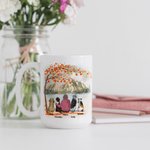 Personalised Life Is Better with Fur Baby/Babies White and Colour Inside Ceramic Mug with Name 11oz 15oz Gift for Dog Lovers