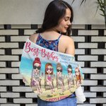 Personalized Comfortable Best Bitches Beach Towel Birthday Gifts for Friends