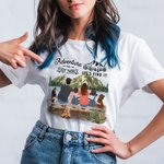 Personligt äventyr finns där ute låt oss hitta det T-shirt för vuxna och T-shirt för barn Julklapp Födelsedagspresent Jubileumspresent till familjen