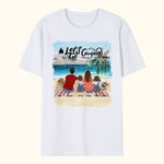 Personalisierte Let Us Go Camping Erwachsenen-T-Shirt und Kind T-shirt Geburtstag Jahrestag Geschenk für Familie Kinder