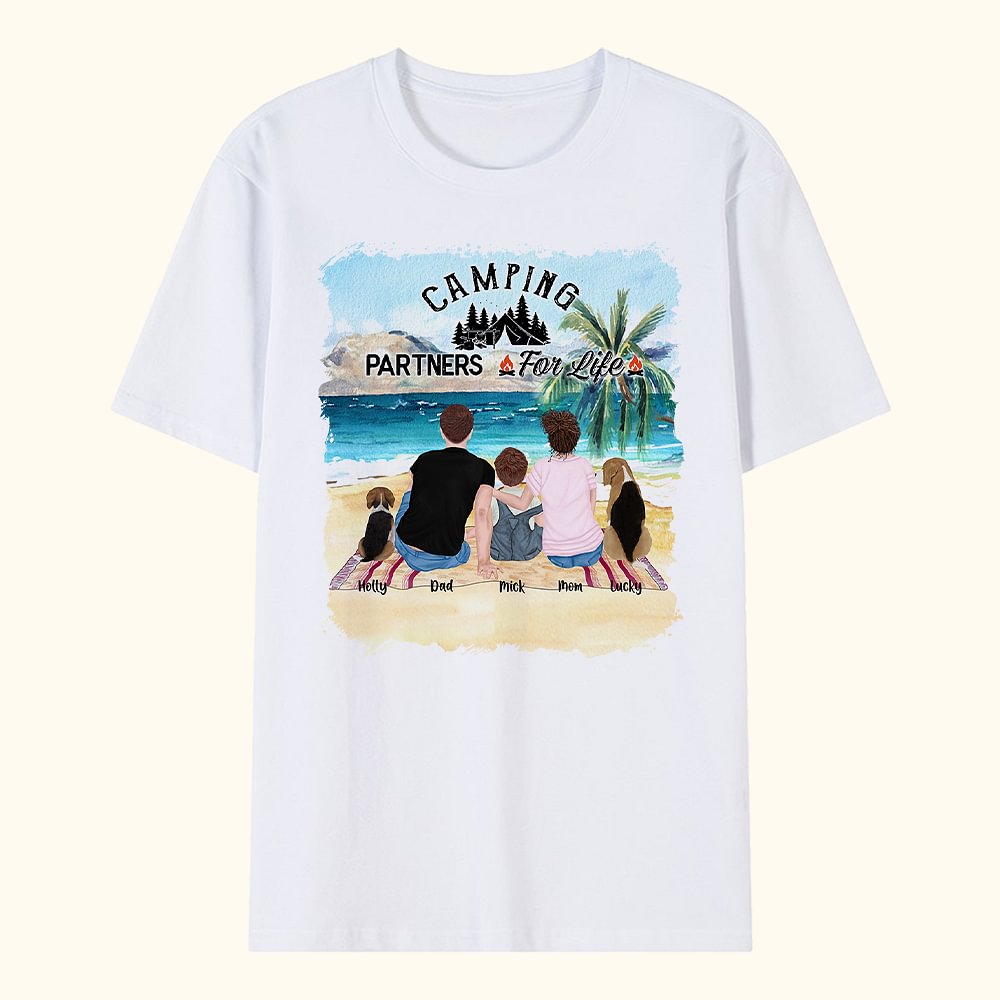 T-shirt assorti pour adultes et enfants Cadeau d'anniversaire pour la famille