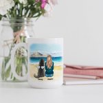 Personalised Forever in My Heart 11oz 15oz Ceramic Mug with Name Gift for Dog Lovers