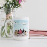 Personalised Life Is Better with a Dog/Dogs Inside Ceramic Mug with Name 11 oz and 15 oz Gift for Dog Owner