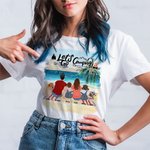 Personalisierte Let Us Go Camping Erwachsenen-T-Shirt und Kind T-shirt Geburtstag Jahrestag Geschenk für Familie Kinder
