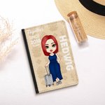 Personalised Portable Special Passport Cover with Name Birthday Gift for Travel Lover Business Traveller