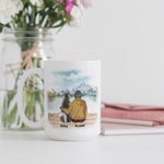 Personalised Life Is Better with a Dog/Dogs White and Colour Inside Ceramic Mug with Name 11oz and 15 oz Gift for Dog Lovers