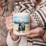 Personalised Forever in My Heart 11oz 15oz Ceramic Mug with Name Gift for Dog Lovers