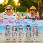 Personalized Comfortable Best Bitches Beach Towel Birthday Gifts for Friends