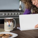 Personalised Just One More Chapter White and Color Inside Ceramic Mug Birthday Christmas Gift for Reading Girl Book Lover