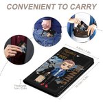 Personalized Together Since 2017 Portable Passport Cover with Name Travel Trip Accessory Birthday Christmas Gift for Friends Family