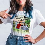 Henkilökohtainen Making Memories One Campsite Aikuisten T-paita Kid T-paita Joulu Syntymäpäivälahja Vuosipäivä Lahja perheelle