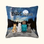 Personalisierte Genießen Sie den Sternenhimmel zusammen mit Hunden werfen Kissen Abdeckung Geburtstag Weihnachten Geschenk für Hundeliebhaber