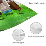 Coussin personnalisé Forever In My Heart Cadeau d'anniversaire pour les propriétaires amoureux des chiens