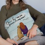 Personalised My Dog Forever In My Heart Throw Pillow Cover Birthday Christmas Gift for Dog Owners