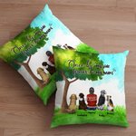 Personalized Once By My Side Forever In My Heart Throw Pillow Cover Birthday Christmas Gift for Dog Lover Owner