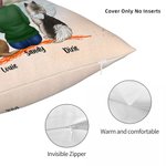 Personalised Forever In My Heart Throw Pillow Cover Birthday Remembrance Gift for Dog Lovers