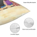 Personalized Beach Camping Throw Pillow Cover Home Is Where We Park It Christmas Gift Valentine's Day Gift