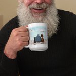 Personalised Dog Mom/Dad White and Color Inside Ceramic Mug with Name 11 oz and 15 oz Birthday Gift for Dog Lovers