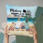 Funda de cojín de acampada personalizada para la familia Creando recuerdos de acampada en acampada Regalo de cumpleaños Regalo de San Valentín