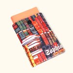 Poche de Livre avec Pochette Personnalisée avec Nom Cadeau Noël Cadeau Rentrée Scolaire pour Amoureux des Livres