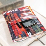 Poche de Livre avec Pochette Personnalisée avec Nom Cadeau Noël Cadeau Rentrée Scolaire pour Amoureux des Livres