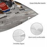 Personalized Forever In My Heart Throw Under Starry Sky Pillow Cover Birthday Christmas Gift for Dog Lovers