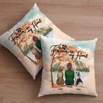 Personalised Forever In My Heart Throw Pillow Cover Birthday Remembrance Gift for Dog Lovers