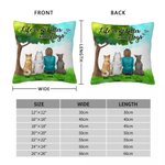 Personalized Life Is Better With Dogs Throw Pillow Cover Home Essentials Birthday Christmas Gift for Dog Lovers