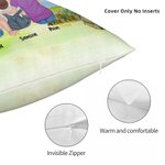 Funda Almohada Familiar Personalizada Sunrise Let's Sleep Under The Stars Camping Birthday Gift Valentine's Day Gift for Living Room