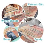 Personalisierte Der Tag, an dem ich dich traf, ich habe denjenigen gefunden, den meine Seele liebt Decke Geschenk des Ehemannes Reise Hochzeitstag