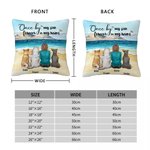 Personalized Cute Dog Forever In My Heart Throw Pillow Cover Birthday Christmas Gift for Dog Lovers