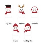 Medias de Navidad personalizadas Muñeco de nieve Copo de nieve de invierno Adorno colgante Chimenea Árbol Decoración Regalo de Navidad para la familia