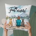 Personalised Enjoy The Natural Scenery Together with Fur Baby Throw Pillow Cover Home Decoration Birthday Gift for Dog Lovers