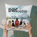 Personalizado Disfrutar del paisaje natural junto con los bebés de peluche Throw Funda de almohada Cumpleaños Regalo de Navidad para los amantes del p