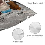 Gepersonaliseerd Geniet Samen Van De Sterrenhemel Met Bont Baby's Werpkussenhoes Verjaardag Kerstcadeau voor Hondenliefhebbers