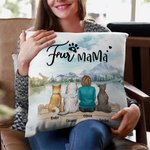 Personalised Enjoy The Natural Scenery Together with Fur Baby Throw Pillow Cover Home Decoration Birthday Gift for Dog Lovers