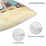 Funda de cojín de acampada personalizada para la familia Creando recuerdos de acampada en acampada Regalo de cumpleaños Regalo de San Valentín