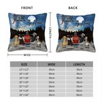 Personalized Forever In My Heart Throw Under Starry Sky Pillow Cover Birthday Christmas Gift for Dog Lovers