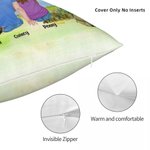 Funda de Almohada Familiar Personalizada La Aventura Está Ahí Fuera Encontrémosla Regalo de Navidad Regalo de Cumpleaños