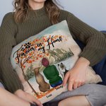 Personalised Forever In My Heart Throw Pillow Cover Birthday Remembrance Gift for Dog Lovers