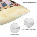 Funda de almohada personalizada para camping familiar en la playa Compañeros de acampada para toda la vida Regalo de cumpleaños Regalo de San Valentín
