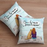 Personalised My Dog Forever In My Heart Throw Pillow Cover Birthday Christmas Gift for Dog Owners