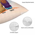 Personalized Playing with My Furry Friends Under The Maple Tree Throw Pillow Cover Birthday Christmas Gift for Dog Lovers